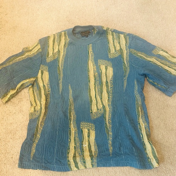 Coogi short sleeve sweater